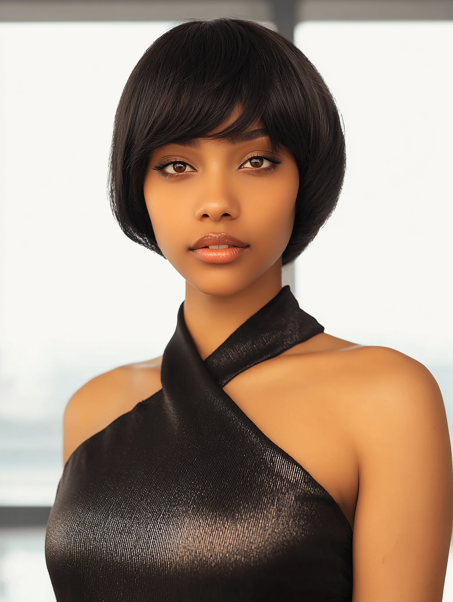 A belle Synthetic Full Wig - MIKA