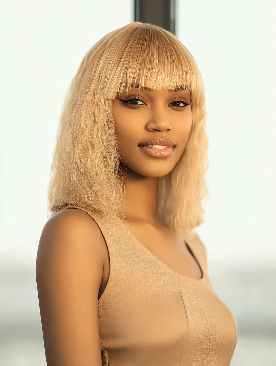 A belle Synthetic Full Wig - BALMER