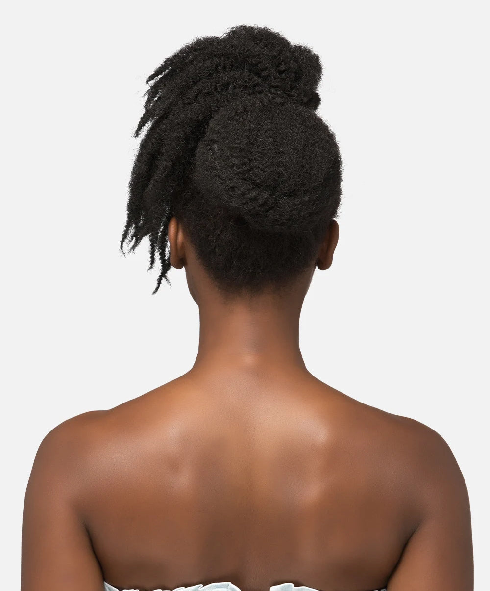 VIVICA A FOX Twisted Top Knot Bun with Blunt Bang - BPB MARLI