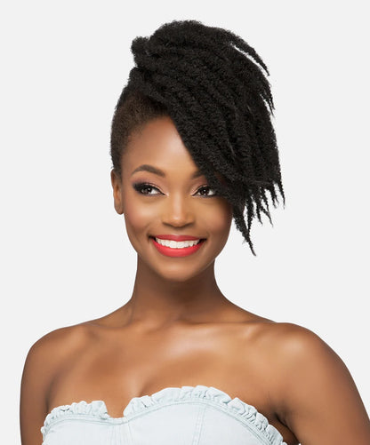VIVICA A FOX Twisted Top Knot Bun with Blunt Bang - BPB MARLI