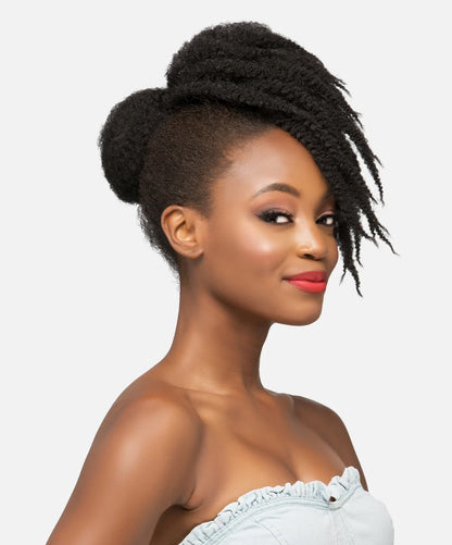 VIVICA A FOX Twisted Top Knot Bun with Blunt Bang - BPB MARLI