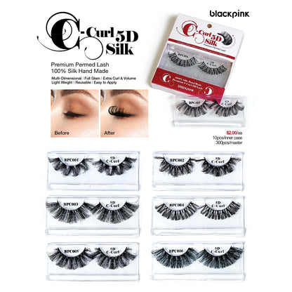 Blackpink 5D C-Curl Silk Premium Permed Lash