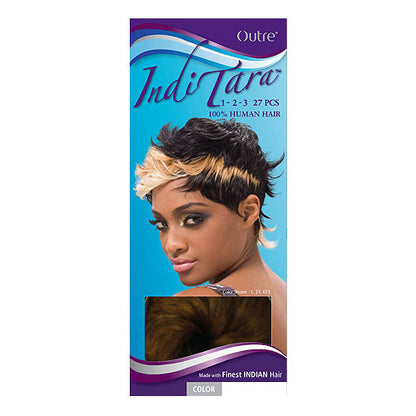 Outre 100% Human Hair Weave OUTRE INDIAN TARA 27PCS
