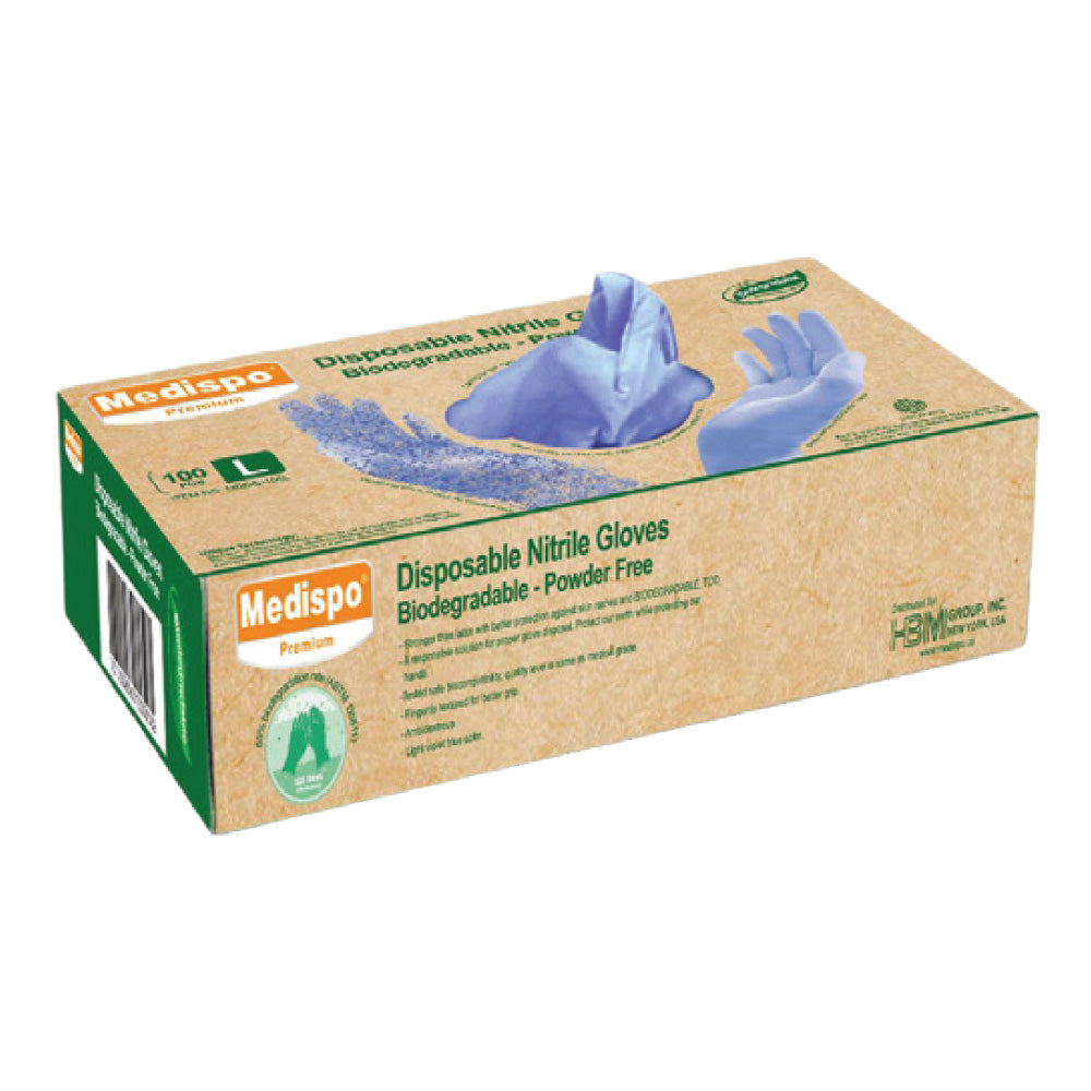 Medispo Biodegradable Nitrile Gloves 100PCS/PACK