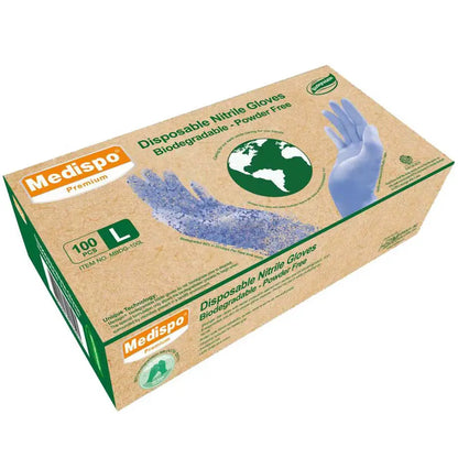 Medispo Biodegradable Nitrile Gloves 100PCS/PACK