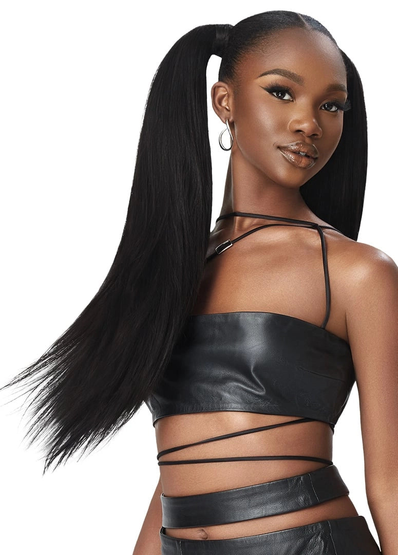 Outre 100% Human Hair Weave Premium Purple Pack Yaki 10"