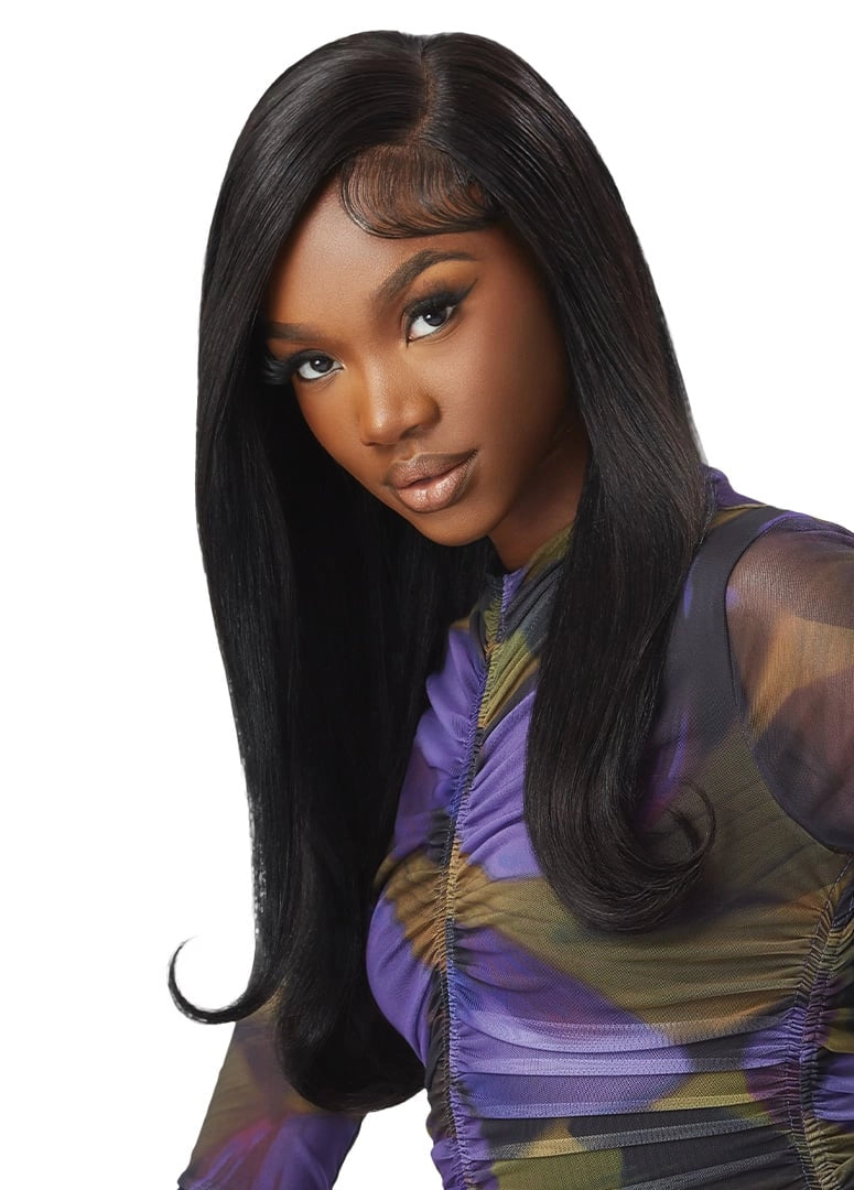 Outre 100% Human Hair Weave Premium Purple Pack Yaki 10"