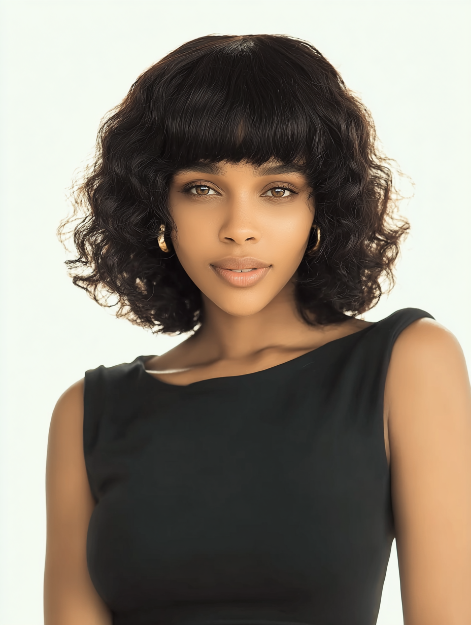 A belle Synthetic Full Wig - WAVE