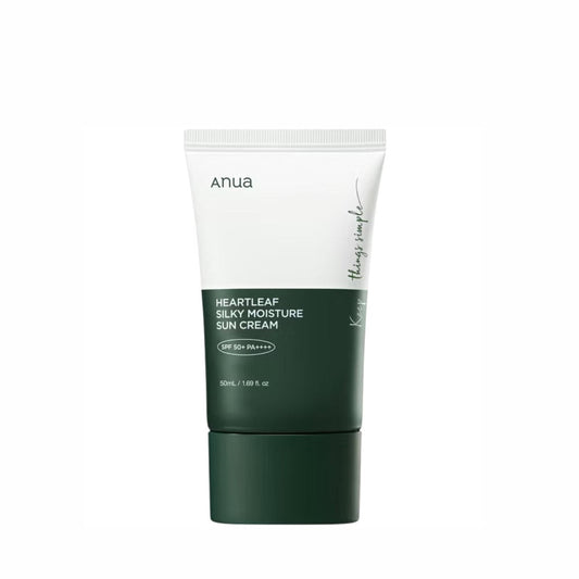 ANUA Heartless Silky Moisture Sunscreen SPF 50+PA++++