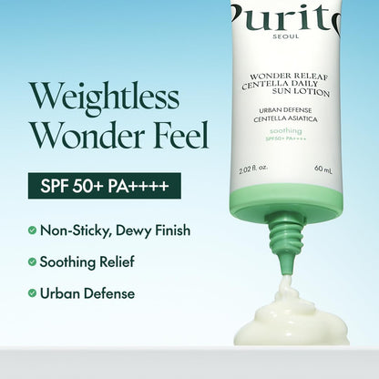 PURITO Wonder Releaf Centella Daily Sun Lotion SPF 50+PA++++