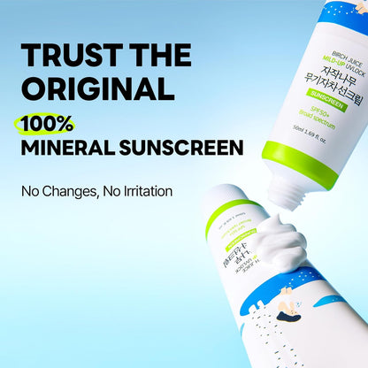 ROUND LAB Birch Juice Moisturizing Mild-Up Sunscreen SPF 50+PA++++
